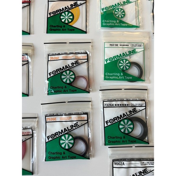 30 BNIB Formaline Architectural Charting & Graphic Art Tape Packages LOT /Bundle - Picture 5 of 9